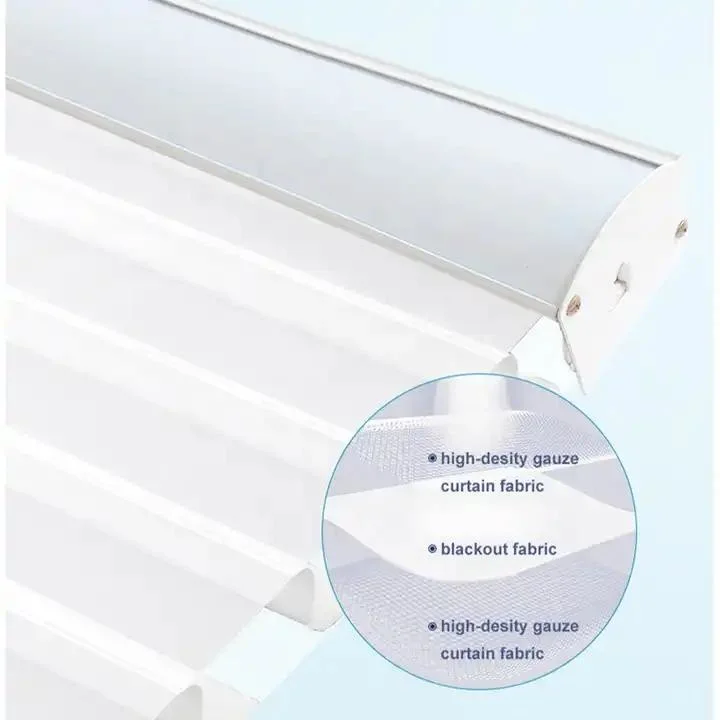 Alexa Control Electric Triple Shade Sheer Blinds