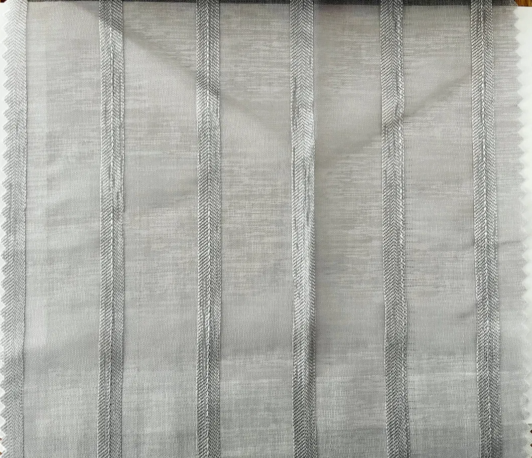 Special Yarn Made 100% Polyester Yarn Sheer Curtain Fabric