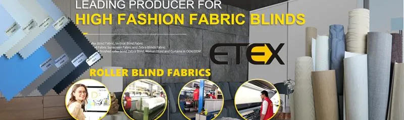 Custom Solar Designer Roller Blinds Fabrics Polyester Semi-Blackout
