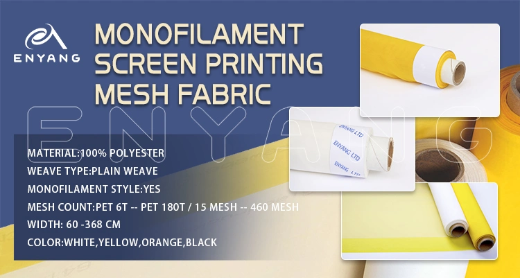 Custom Polyester Fabric Screen Printing Mesh Cloth T Shirt 120t 300m