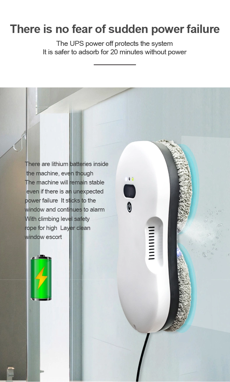 Automatic Intelligent Glass Wiper Robot Window Clean Cleaner Cleaning Robot Robot Limpiador De Ventanas