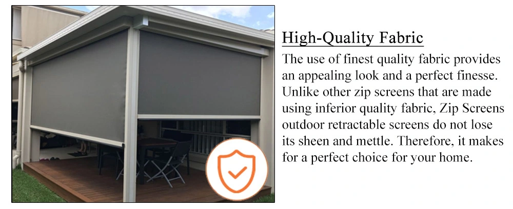 2-20% Discount External Blackout Window Curtains Motorized Electric Patio Zip Track Blinds Outdoor