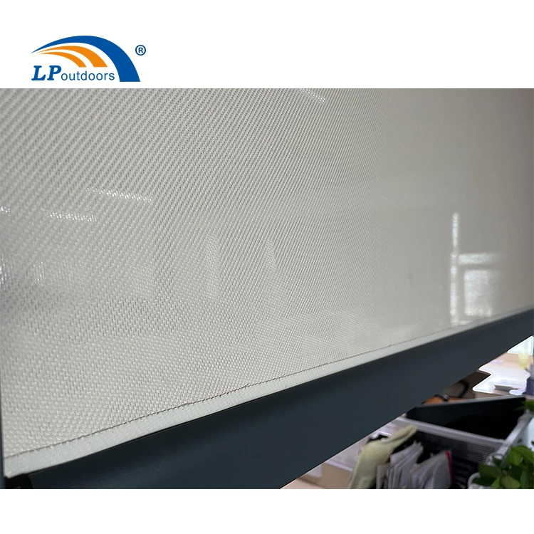 Motorized Airy Roller Blind Zipper Screen for Ventilation and Sun Protection