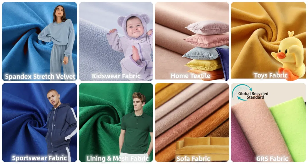 Factory Knitting Fabric 100% Polyester Super Poly Sportoc Fabric for Sportswear Uniform School Pants Tela Sportock