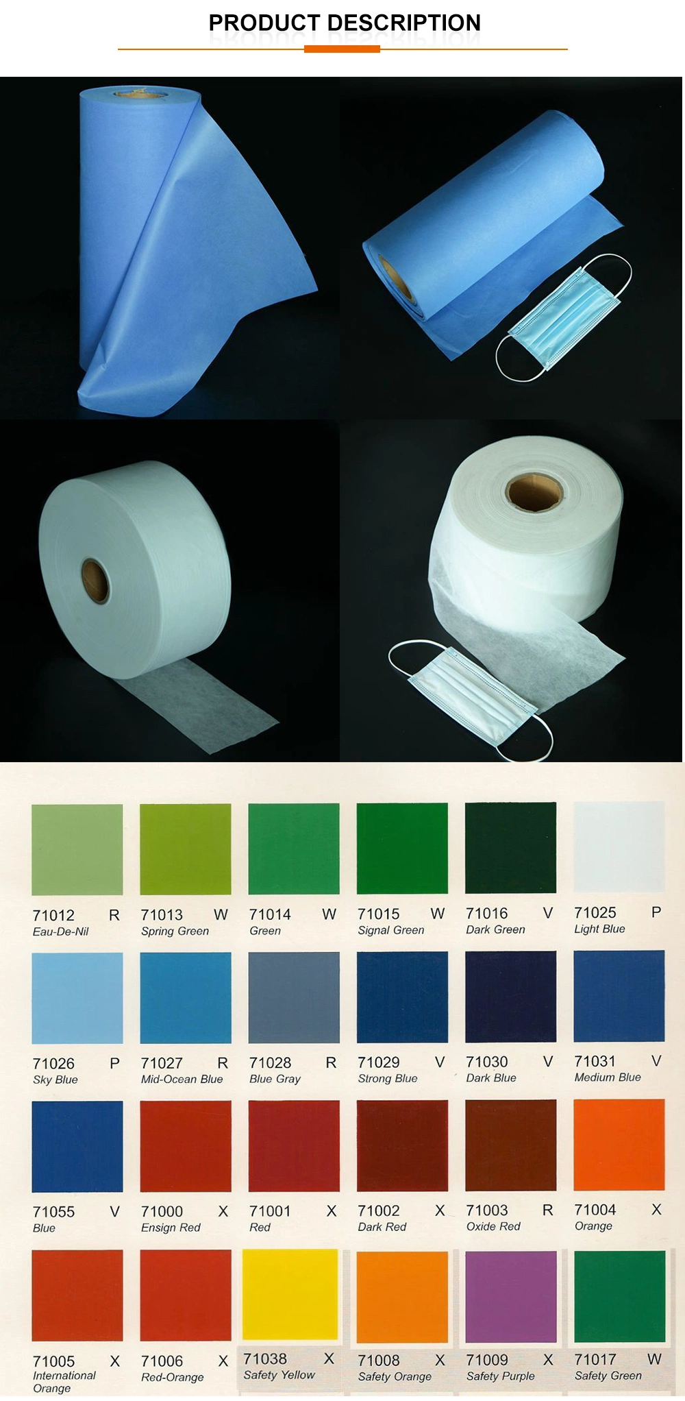 5GSM Polyester Spunbond Nonwoven Fabric/Pet Spunbond Non Woven Fabric