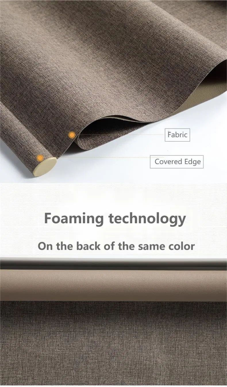 Flax Roller Blinds Fabric Imitation Linen Ready-Made Blackout Roller Blinds Roller Shade 100% Polyester