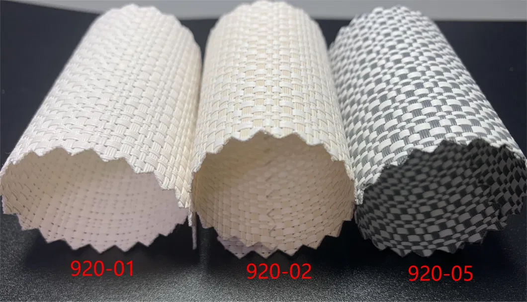 10% Openness Sunscreen Fabric Roller Blinds Roller Shade Window Blind 70% PVC 30% Polyester Plain Weaving Fireproof Curtain Fabric