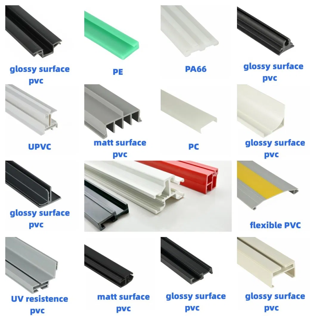 Custom Plastic Perfiles De PVC PARA Ventanas PVC Windows UPVC Profile