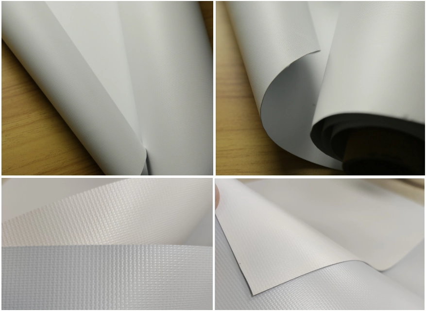 460GSM-540GSM Anti-UV Fire-Retardant PVC Polyester Roller Curtain Blackout Curtain Roller Blind