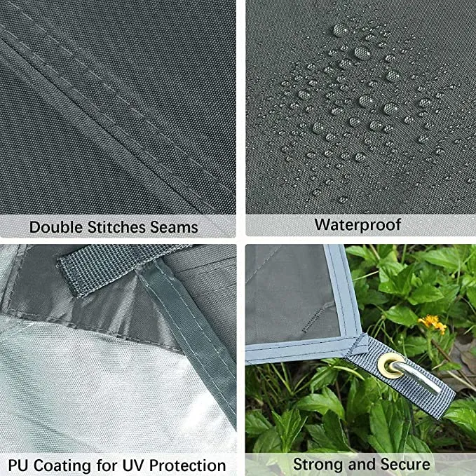 Woqi Rain Proof Flying Camping Tarp UV Proof Lightweight Waterproof Shade Cloth