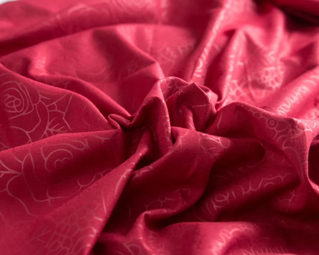 70GSM-90GSM 100% Polyester Bed Sheet Fabric Embossed Brushed Soft Microfiber Fabric