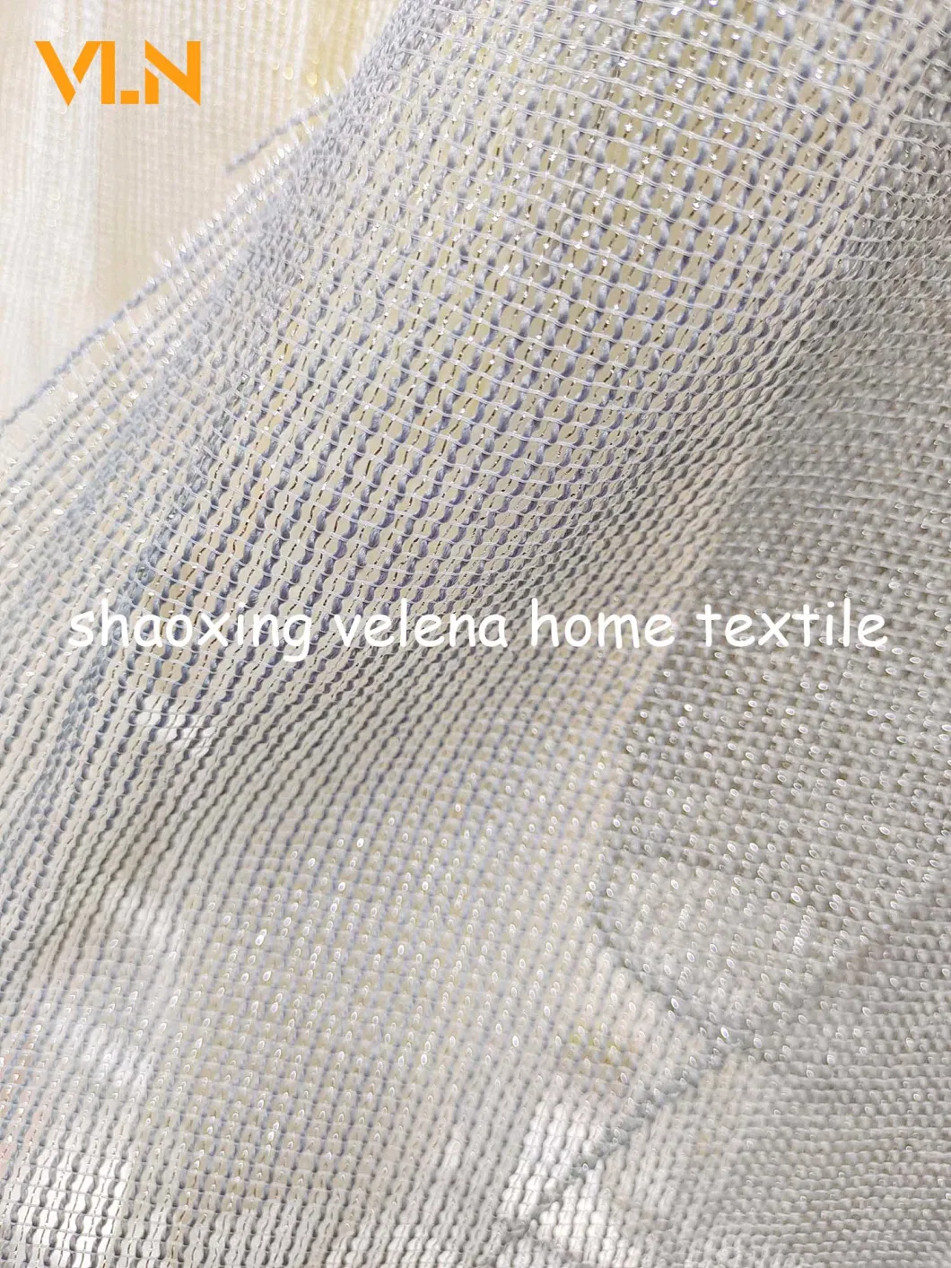 100%Polyester Linen with Lurex curtain Sheer Fabric Ready Goods Upholstery Fabric for Livin Room Window Curtain