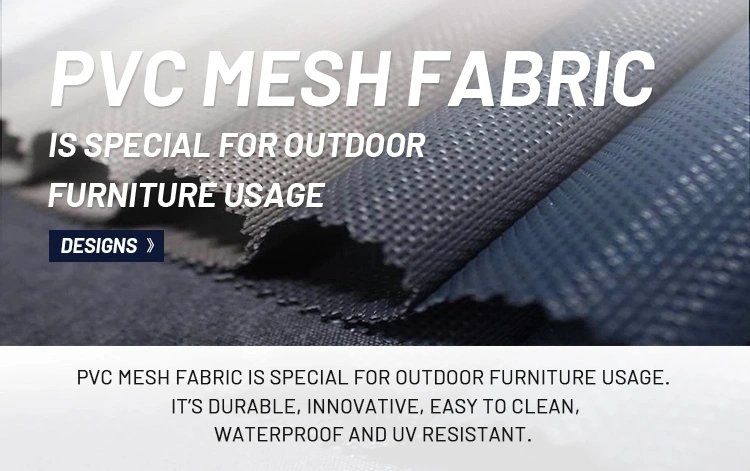 Eco Friendly Weave 30% Polyester 70% PVC Coated Mesh PVC Vinyl Waterproof Outdoor Fabric