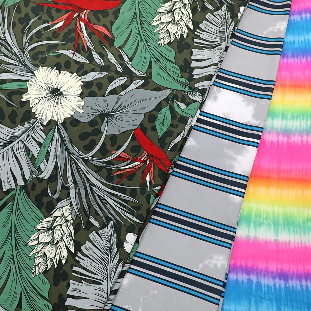 Stretch Twill 86%Polyester 14% Elastane Accepts Custom Printed Pattern Silk Screen Beach Shorts Fabric