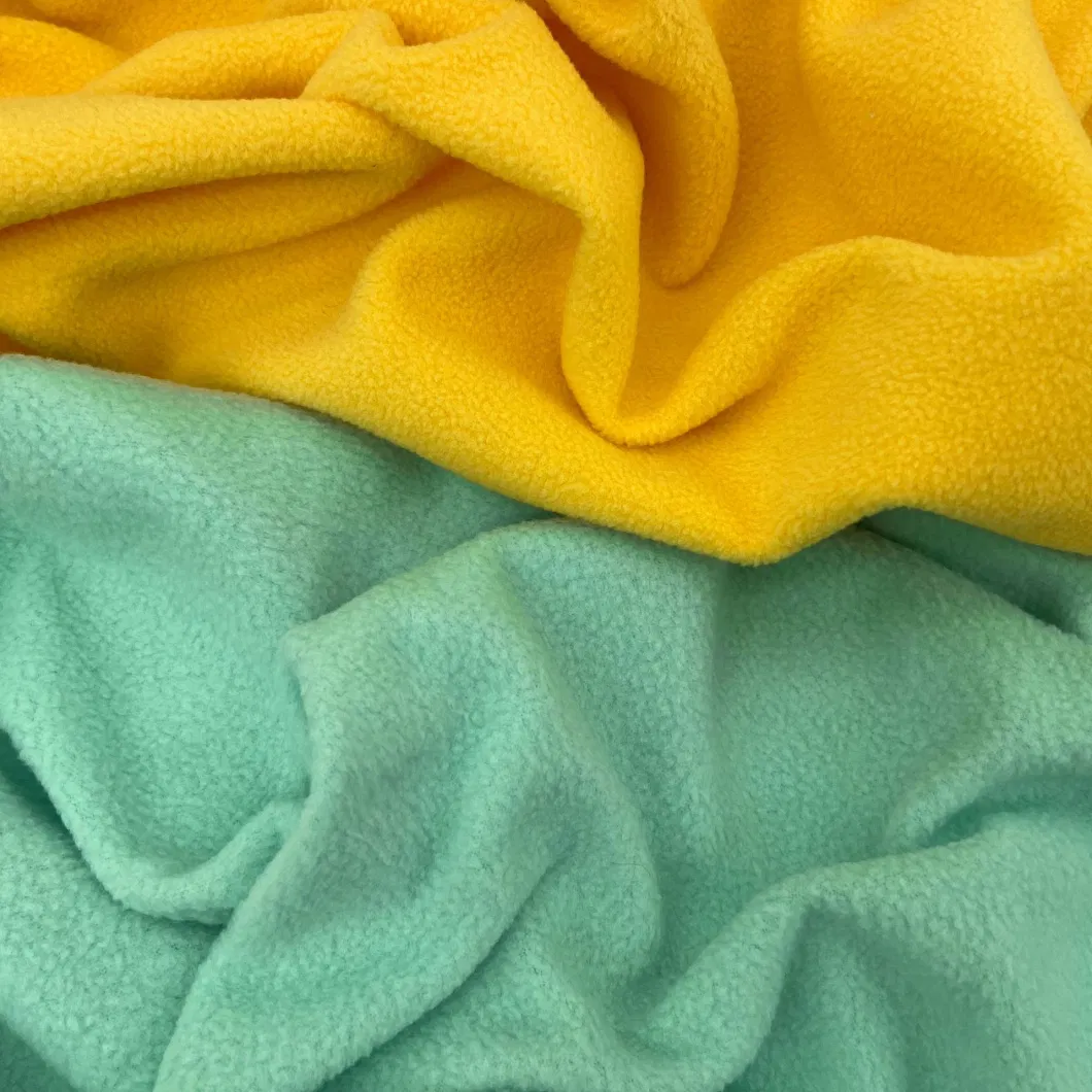 Polar Fleece Fabric 100% Polyester Tela Coral Thick Fleece Fabric