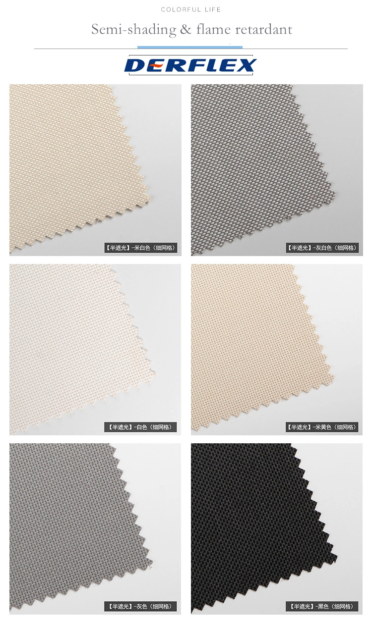 Derflex PVC Coated Mesh Fabric for Curtain Fabric with Cheap Price