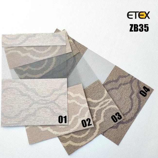 Polyester New Style Textured Zebra Blinds Fabrics