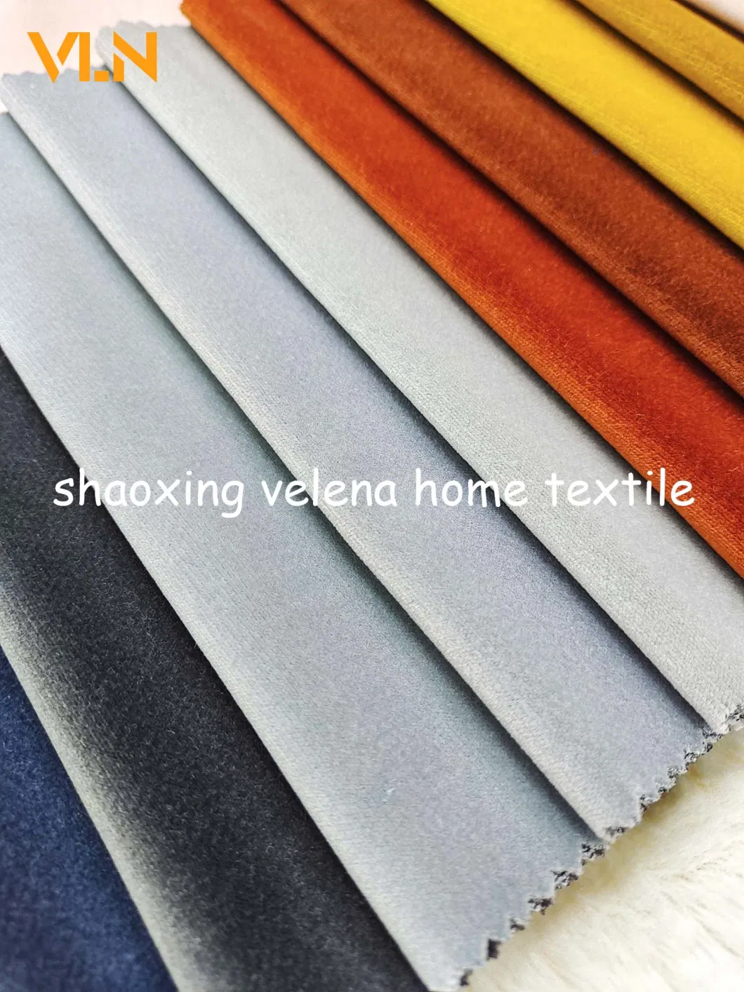 New Arrival 100%Polyester Blackout Holland Velvet Plain Dyed No Hair Direction Home Textile Furniture Upholstery Sofa Curtain Fabric