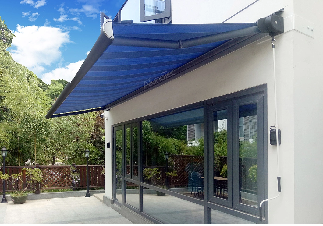Waterproof Retractable Awning Canopy Shade Cassette Roof for Outdoor