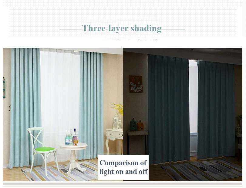 Manufacture Hotel Linen 100% Polyester Fabric Blackout Curtain Roller Blind for Project