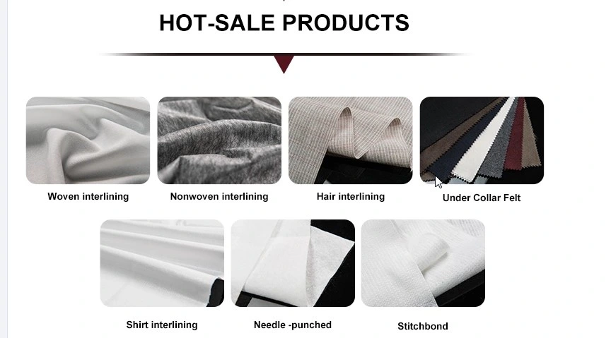 High Quality Wholesale 100% PP Spunbond Non Woven Interlining Fabric for Garment Non Woven Polyester Paper Interlining