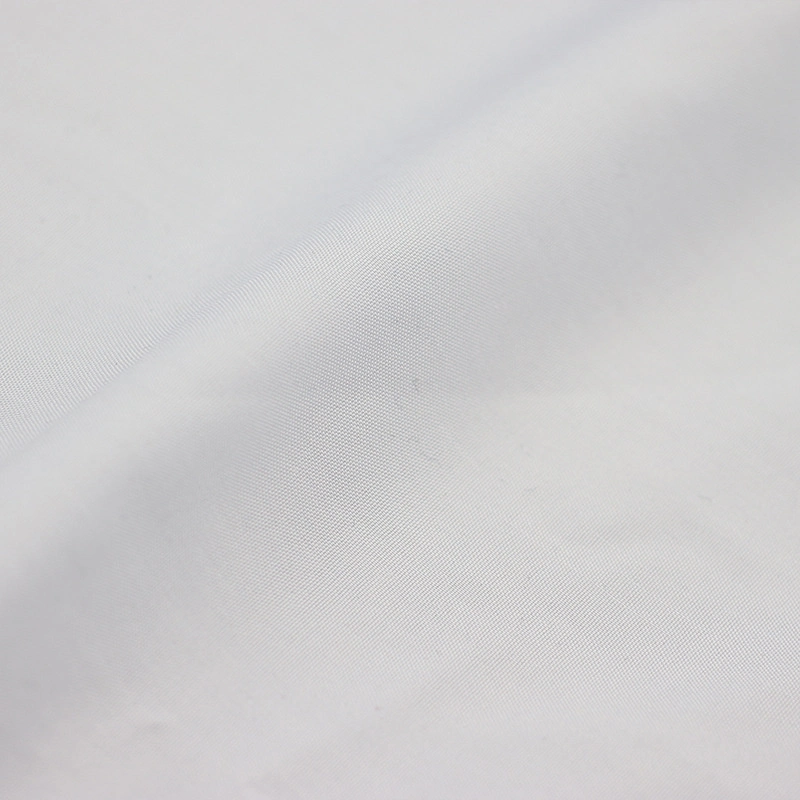 Anti-Static 90GSM White Dyeing Design 100 Spun Polyester Fabric