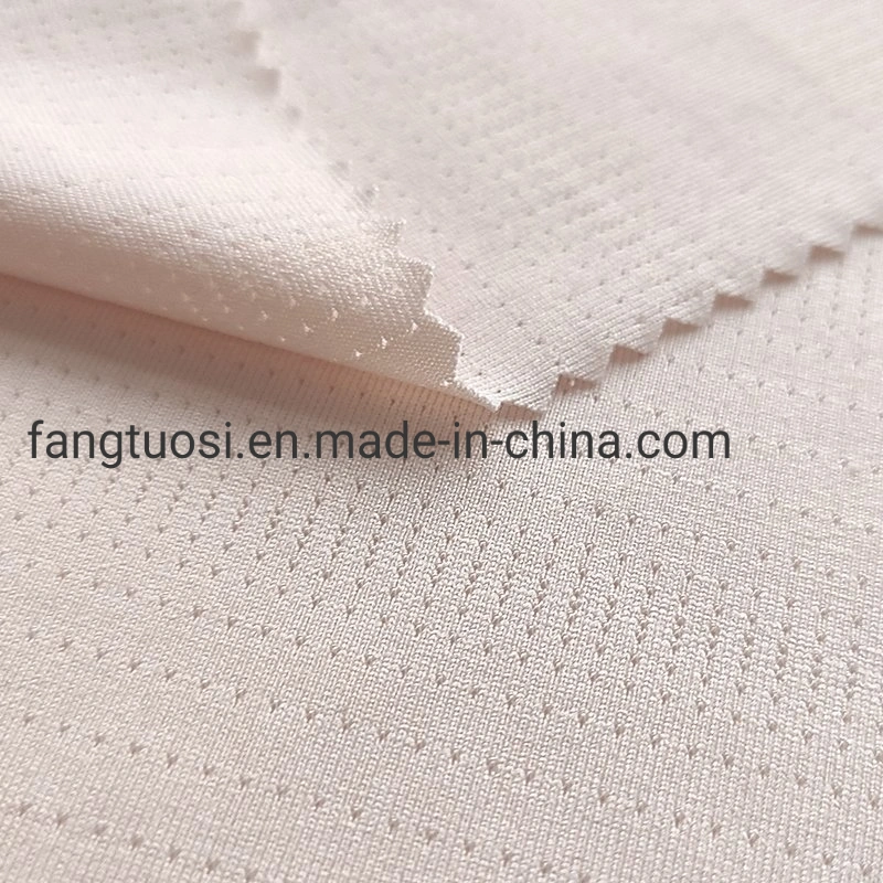 Factory Wholesale Nylon Polyester Spandex Sports Mesh Fabrics for Sports T-Shirts