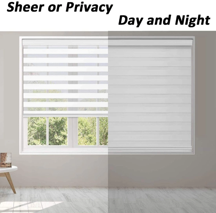 Polyester Wholesale Window Blind New Modern Sun Blackout Day and Night Zebra Blinds Shades Fabric