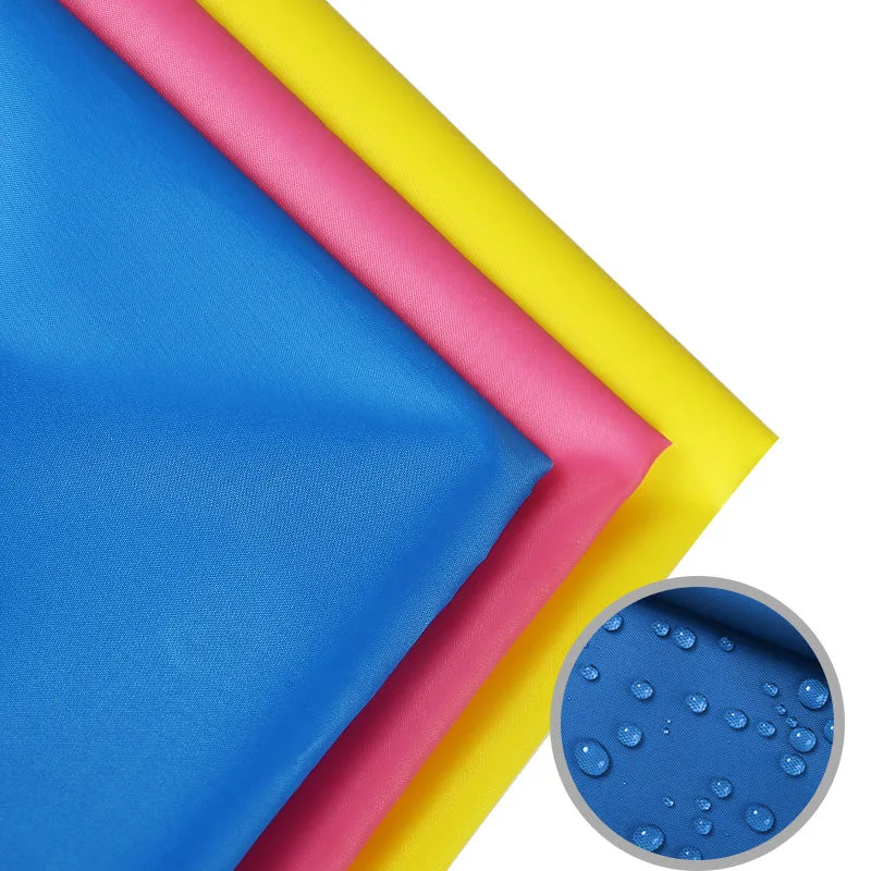 100%Polyester Fabric Raincoat Waterproof PVC Coating 190t Taffeta Fabric for Clothing Textile