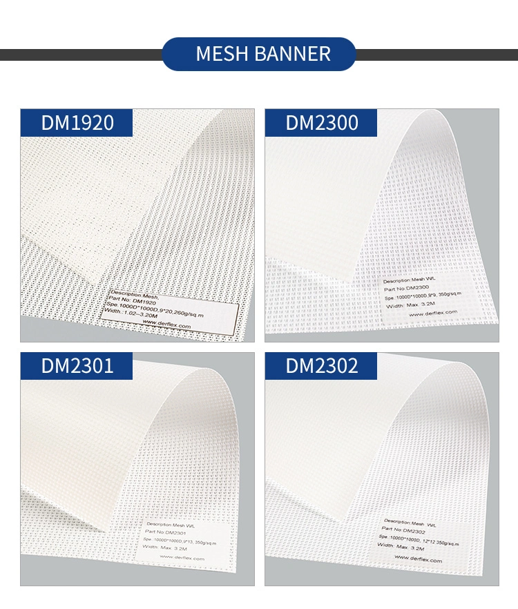 Mesh Banner Material Sun Screen Roller Blind Vinyl Fabric Economico