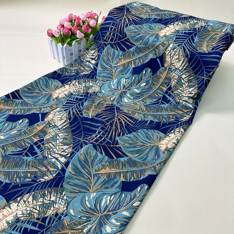 Wholesale 100% Polyester Printed Floral Design Multi-Options Garment Soft Fabrics