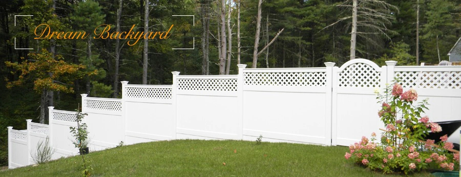 Vinyl Fences, PVC Semi Privacy Fences, Plastic Semi Privacy Fences Garden Pool House Outdoor PVC Lattice Fence Panel