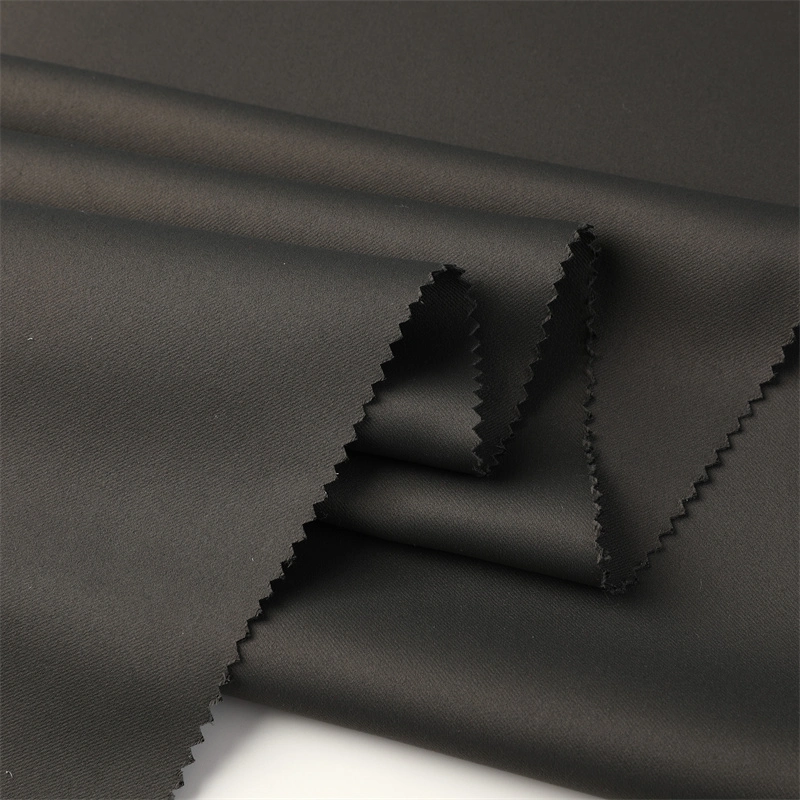 Polyester Flame Retardant Black Silk Shade Cloth Curtain Fabric (customizable)