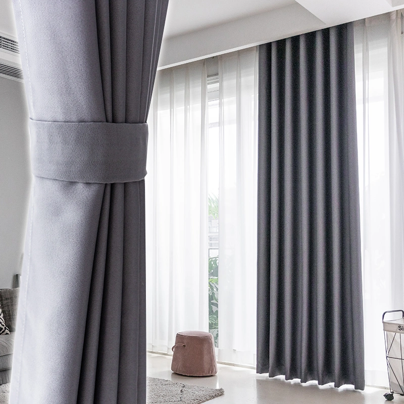 Shenone Luxury European Style 100% Polyester Decorative Custom Hotel Blackout Curtain