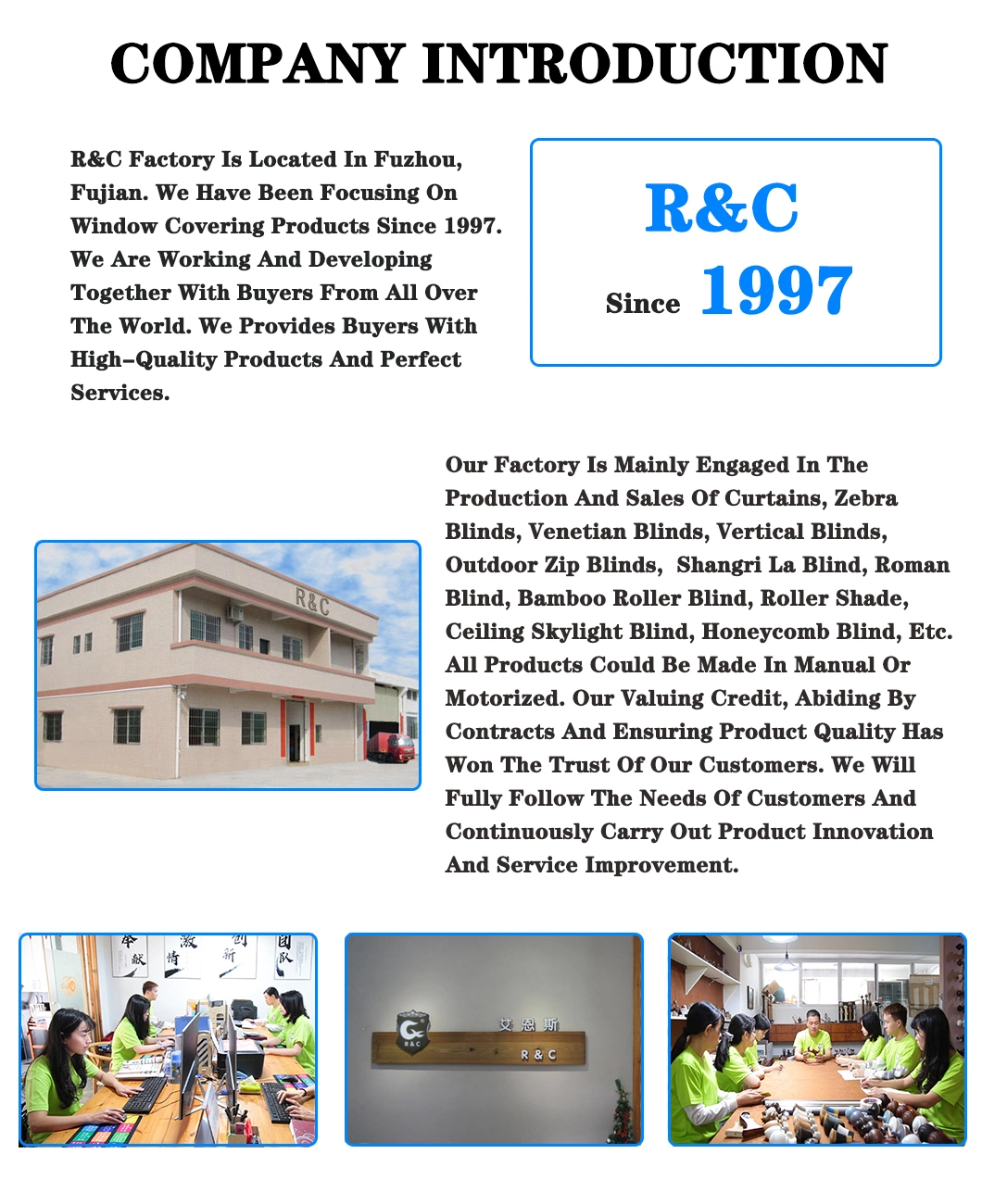 R&C Factory Smart Home Window Blackout Zebra Roller Blinds