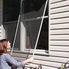 Mesh Mosquito Net Roll up Anti Waterproof Fly Fiberglass Insect Window Screen 17*15