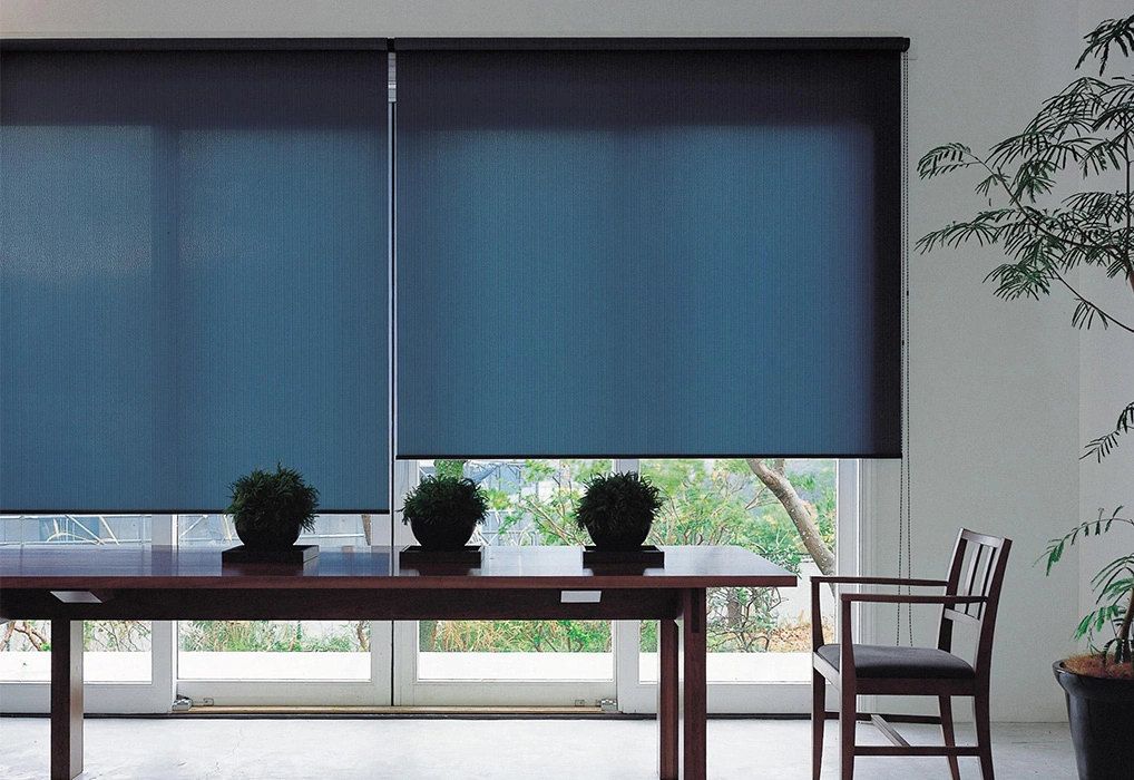 Customized Size and Fabric Roller Blinds for Window or Door Decoration