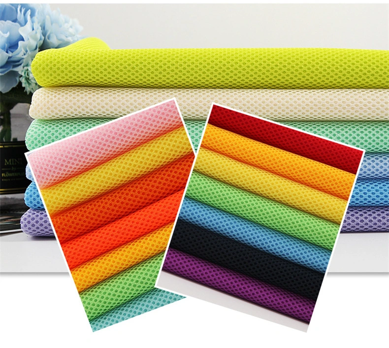 3D Knitted Suede Uniform Spandex Nylon Sandwich Mesh Textile Polyester Fabric