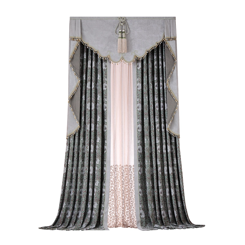 Latest Home Textile High Quality Luxury Velvet Blackout Curtain 100% Polyester Velvet Fabric Curtain Bedroom for Hotel Villa Apartment Living Room