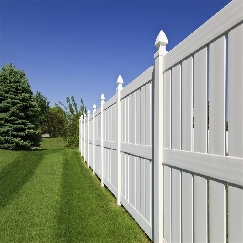 Cheap White PVC Vinyl Garden Privacy Fencing Trellis Gates Panels Outdoor