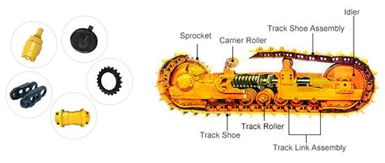D85 Carrier Roller Dozer Upper Roller 155-30-00235 Top Rollers