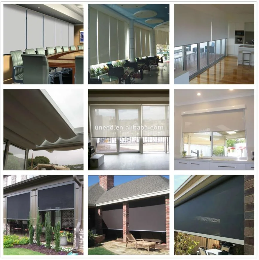 5%/3%/1% Openness Solar Shade Roller Blinds Sunscreen Fabric