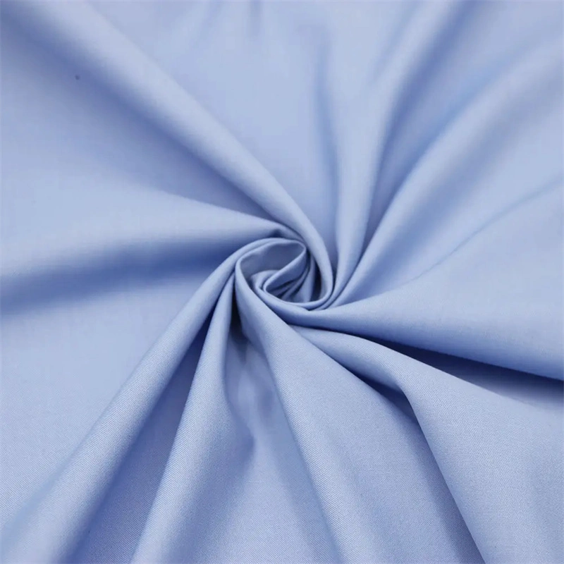 Anti-Static 90GSM White Dyeing Design 100 Spun Polyester Fabric