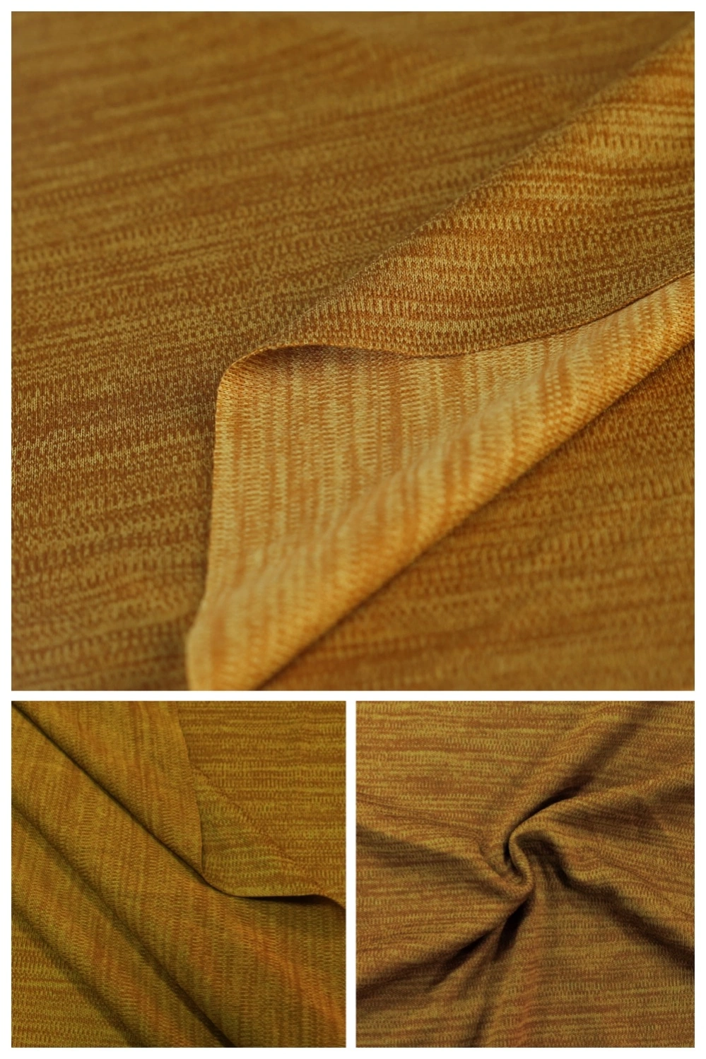 Quick-Dry Cation Polyester Interlock Knitted Fabric for Sportswear