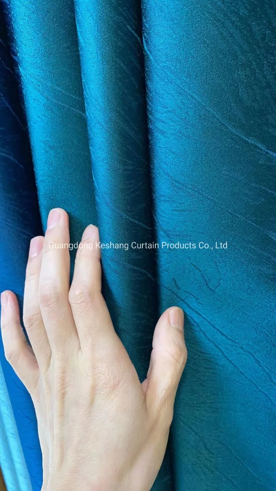 High Quality 100% Polyester Drapes Curtain Times Satin Fabric Woven Home Curtain