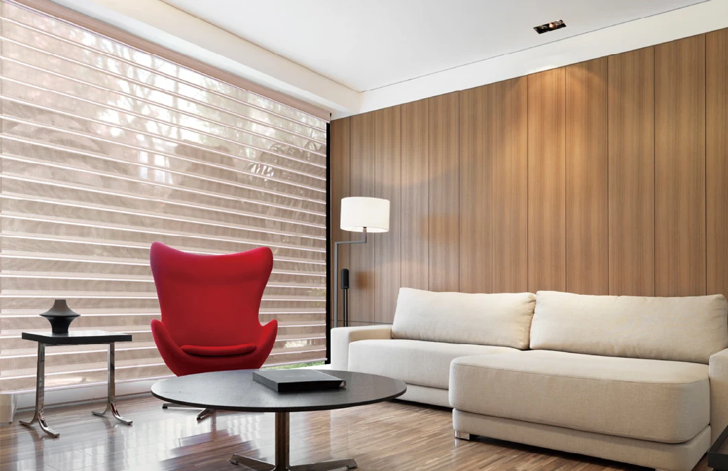 Shangri-La Horizontal Blinds and Curtain for Hotel Project