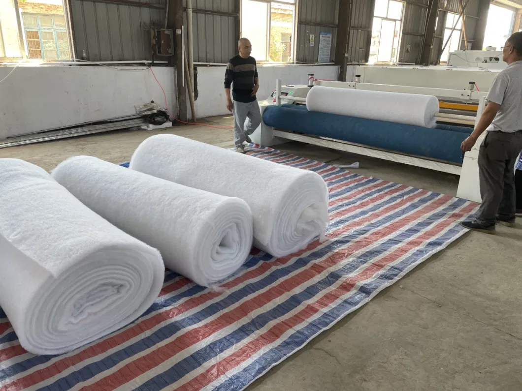 Polyester Quilt Padding Production Line Swab Flocking Machine Light Weight PP Spun-Bonded Non Woven Fabric Roll