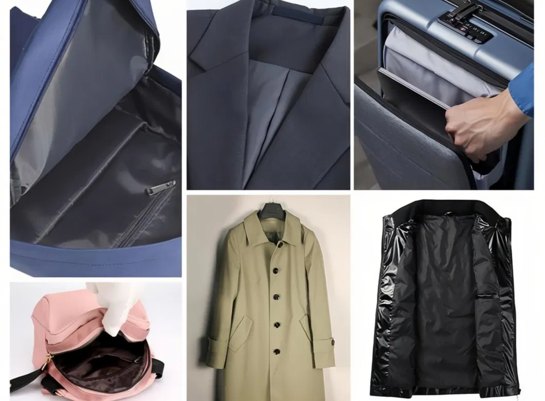 100%Polyester Fabric Raincoat Waterproof PVC Coating 190t Taffeta Fabric for Clothing Textile