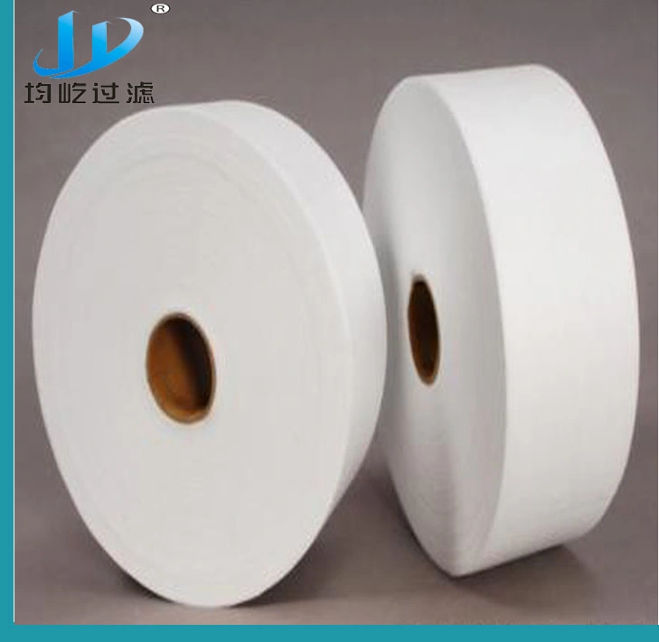 100% Polyester Hot Air Through Spunbond Nonwoven Fabric Roll for Liquid Filtration