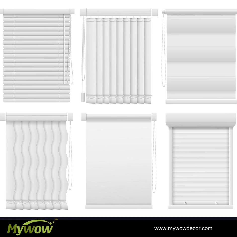 Anti-UV Privacy Slat Blinds PVC Vinyl Venetian Window Blinds